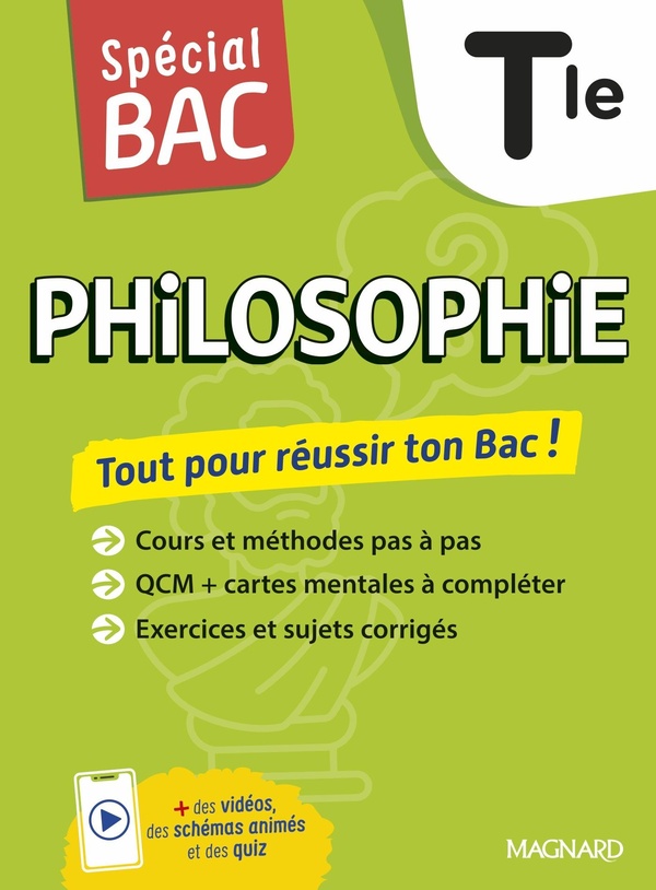SPECIAL BAC 2026 - PHILOSOPHIE TLE - COURS COMPLET, METHODE, EXERCICES ET SUJETS POUR REUSSIR L'EXAM