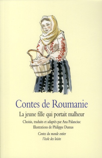 CONTES DE ROUMANIE JEUNE FILLE PORTAIT