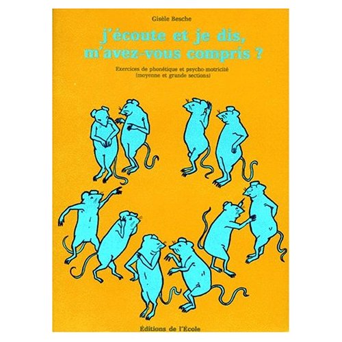 J ECOUTE ET JE DIS