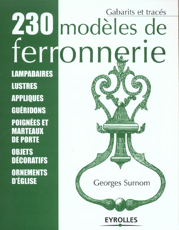 230 MODELES DE FERRONNERIE