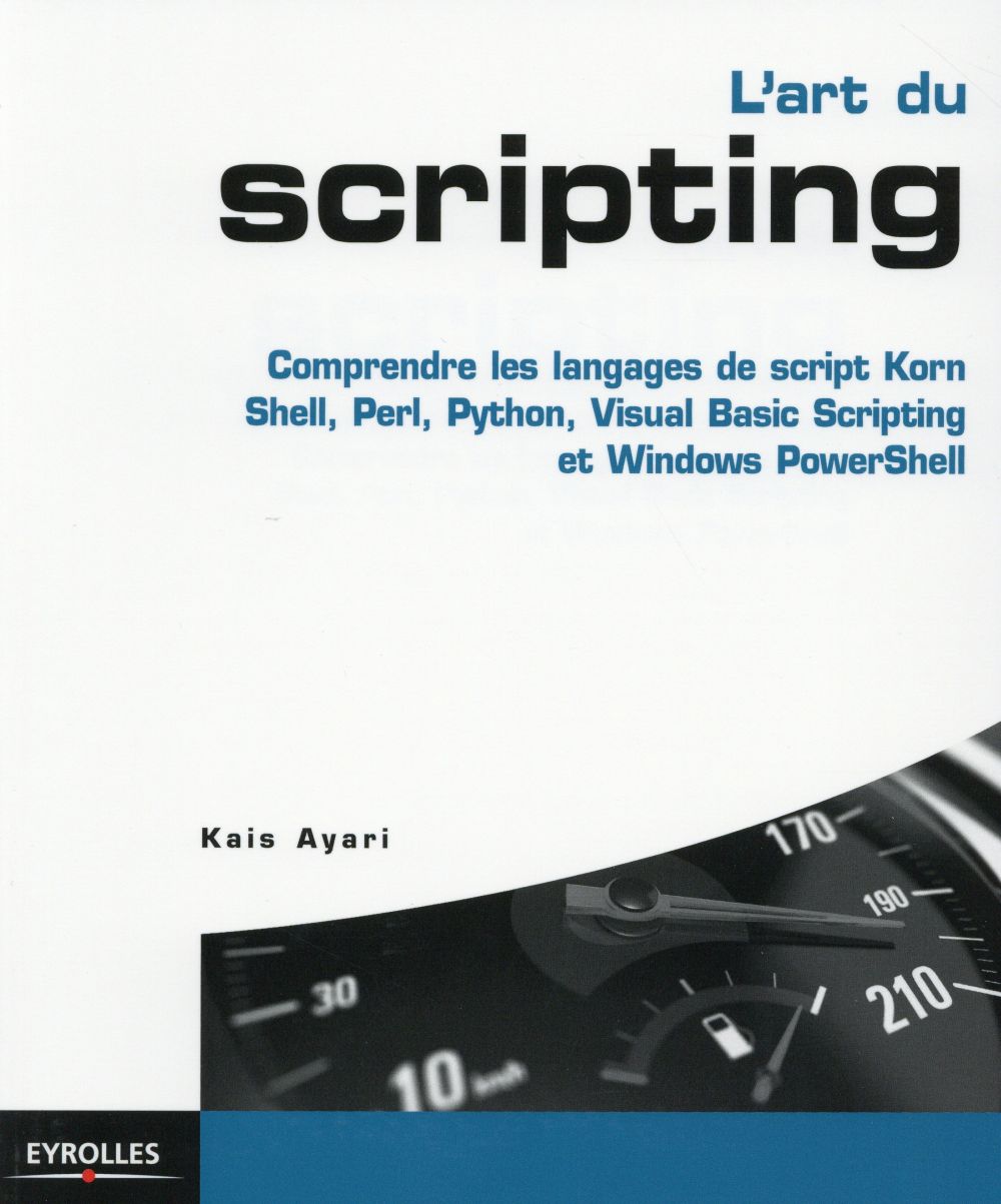 L'ART DU SCRIPTING - COMPRENDRE LES LANGAGES DE SCRIPT KORN SHELL, PERL, PYTHON, VISUAL BASIC SCRIPT
