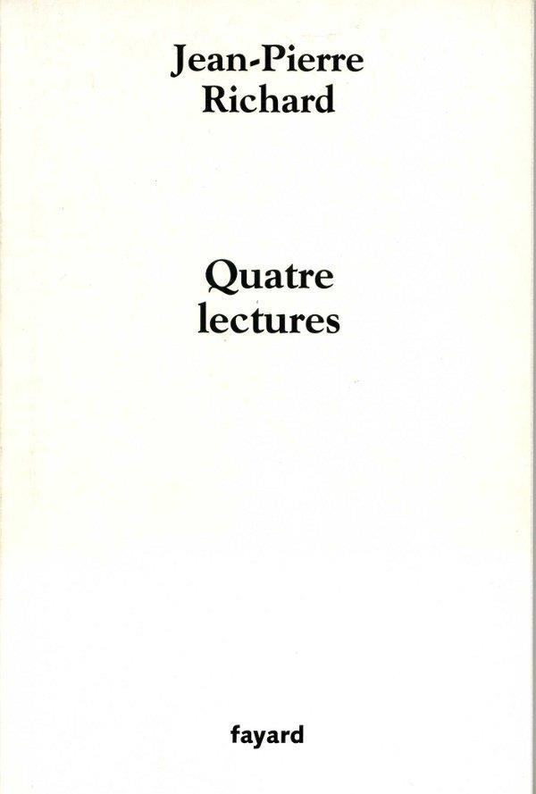 QUATRE LECTURES