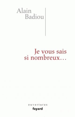 JE VOUS SAIS SI NOMBREUX