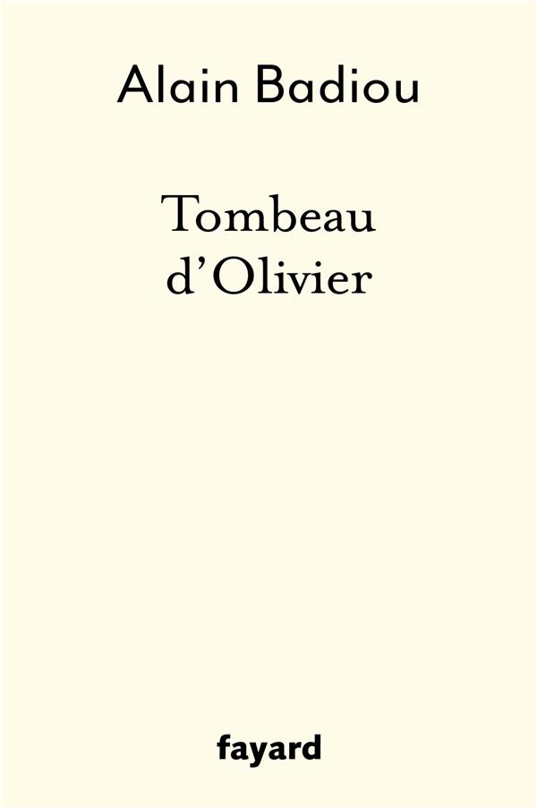 TOMBEAU D'OLIVIER