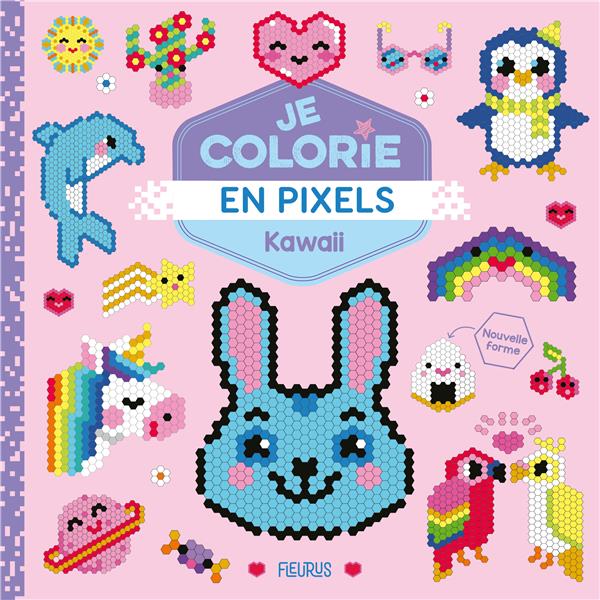 JE COLORIE EN PIXELS KAWAII