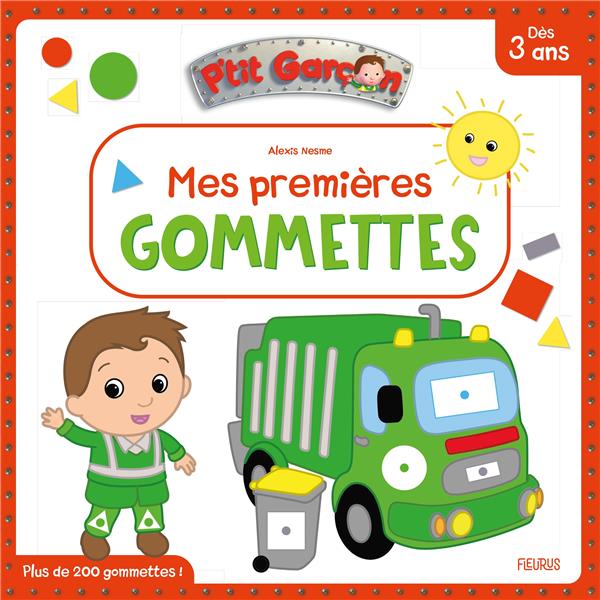 MES PREMIERES GOMMETTES - P'TIT GARCON (CAMION-POUBELLE)