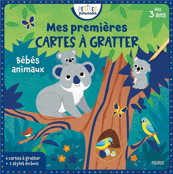 MES PREMIERES CARTES A GRATTER - BEBES ANIMAUX