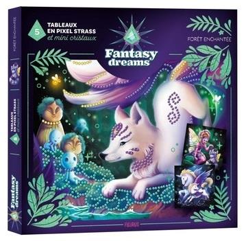 TABLEAUX EN PIXEL STRASS ET MINI CRISTAUX - FORET ENCHANTEE