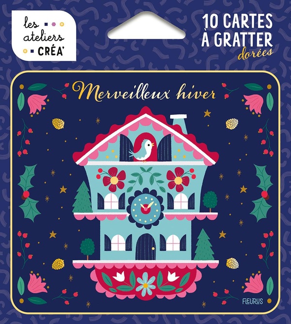 CARTES A GRATTER MERVEILLEUX HIVER