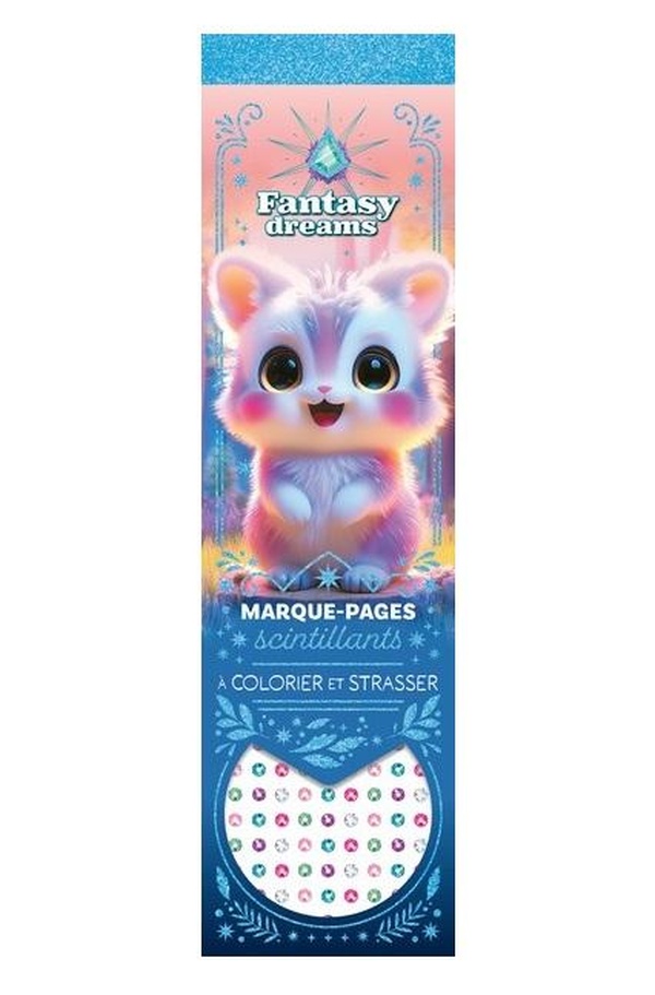 MARQUE-PAGES A STRASSER ET A COLORIER BLEU