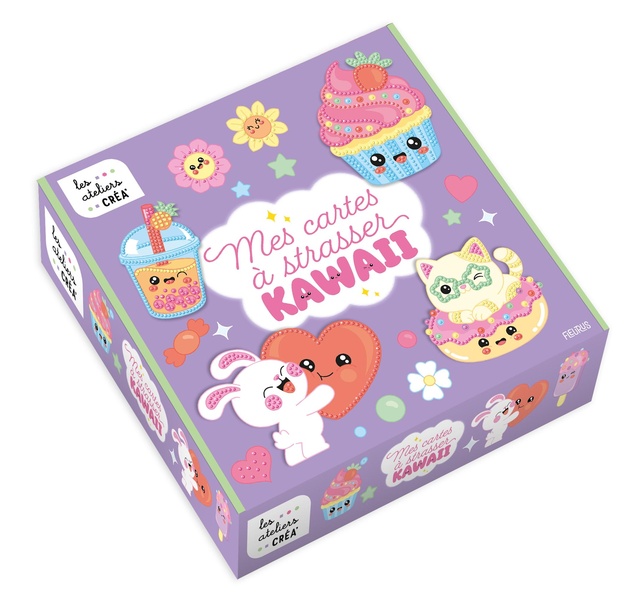 MES CARTES KAWAII A DECORER AVEC DES PIXEL STRASS !