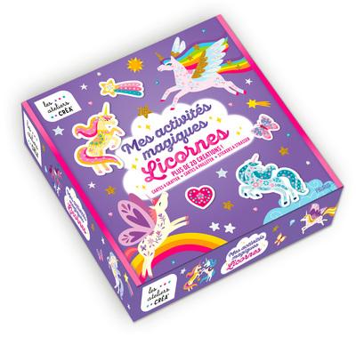 MES ACTIVITES MAGIQUES LICORNES - PLUS DE 20 CREATIONS. CARTES A GRATTER - CARTES A PAILLETER - STIC