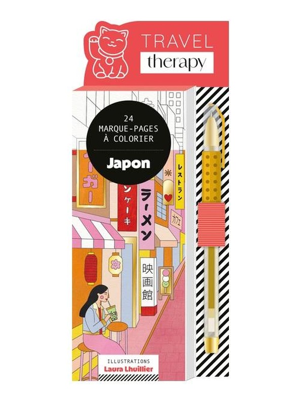 MARQUE-PAGES JAPON (+ STYLO GEL DORE)