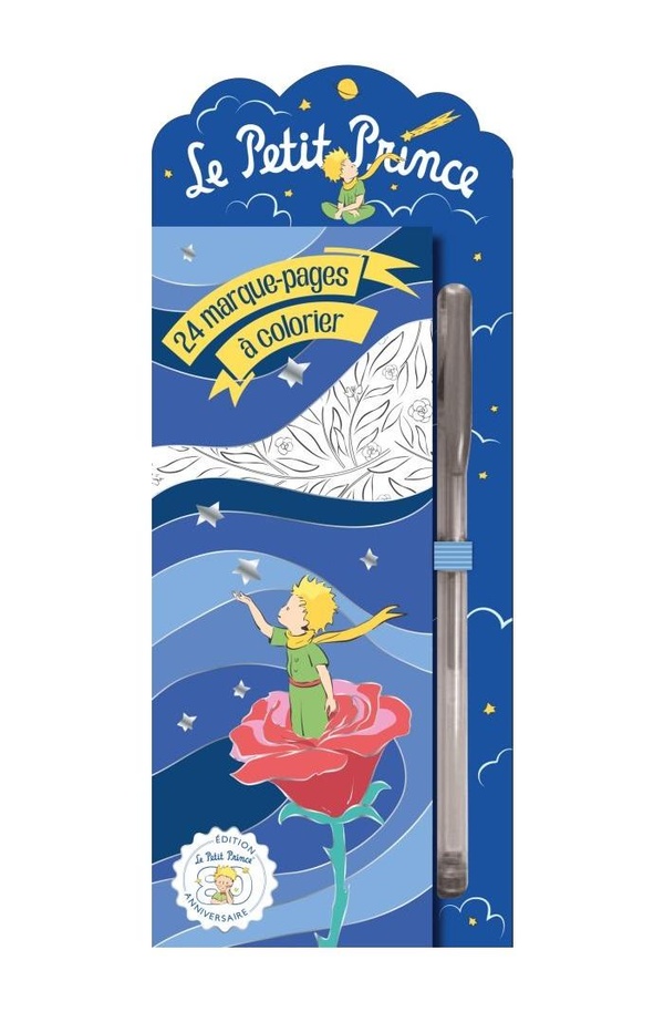 MARQUE-PAGES LE PETIT PRINCE (+ STYLO GEL ARGENT)