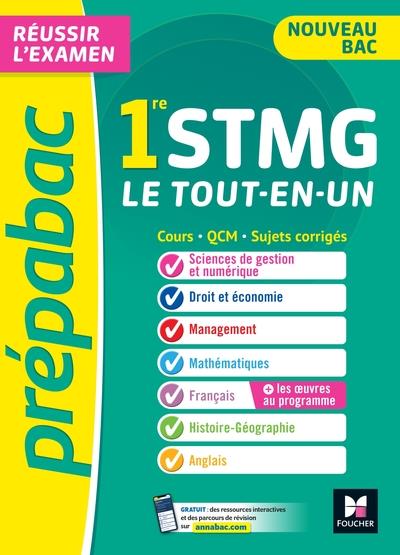PREPABAC 1RE STMG - TOUTES LES MATIERES - COURS ET ENTRAINEMENT AU CONTROLE CONTINU 2023
