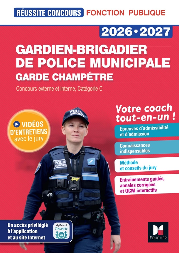 REUSSITE CONCOURS - GARDIEN-BRIGADIER DE POLICE MUNICIPALE - PREPARATION COMPLETE 2026-2027