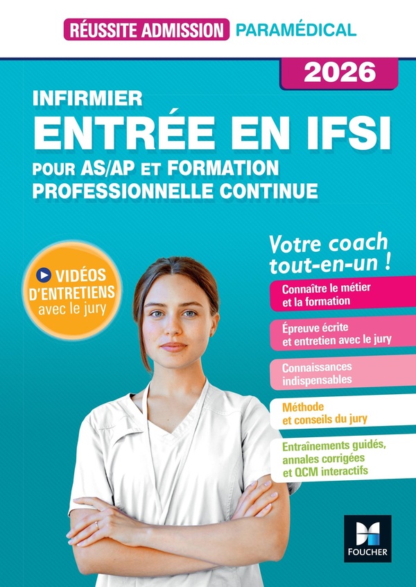 REUSSITE ADMISSION ENTREE EN IFSI - FORMATION PROFESSIONNELLE CONTINUE + AS/AP 2026