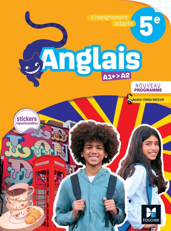 CAHIER D'ANGLAIS 5E ENSEIGNEMENT ADAPTE - ED. 2026 - LIVRE ELEVE