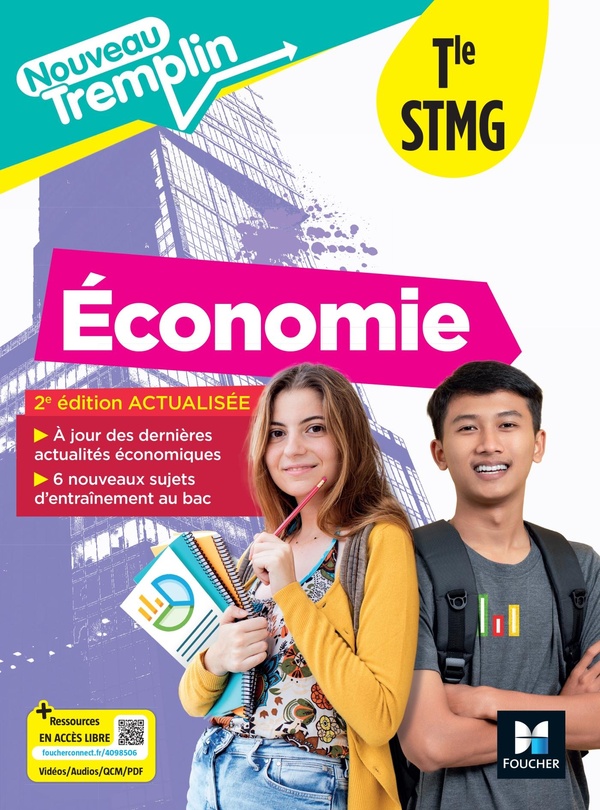NOUVEAU TREMPLIN - ECONOMIE - TLE STMG - ED. 2026 - LIVRE ELEVE