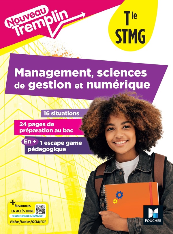 NOUVEAU TREMPLIN - MANAGEMENT, SCIENCES DE GESTION ET NUMERIQUE - TLE STMG - ED. 2026 - LIVRE ELEVE