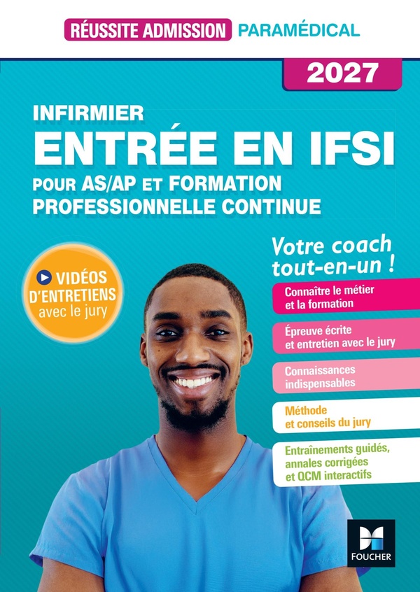 REUSSITE ADMISSION IFSI - FORMATION PROFESSIONNELLE CONTINUE + AS/AP 2027