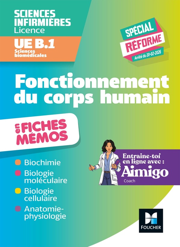 L'UE B1 EN FICHES MEMOS - SCIENCES BIOMEDICALES - FONCTIONNEMENT DU CORPS HUMAIN - DEI - REFORME DEI