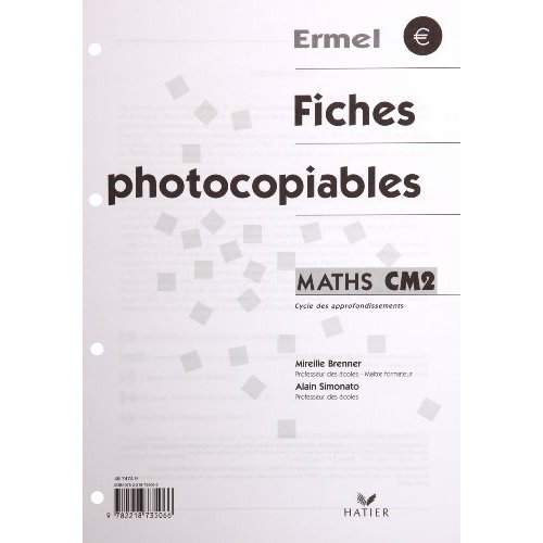 ERMEL - FICHES PHOTOCOPIABLES CM2