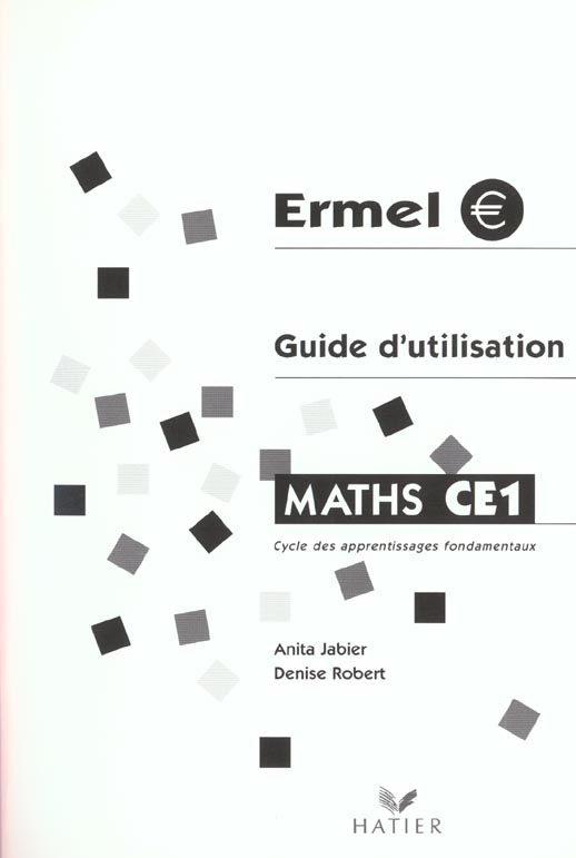 ERMEL - GUIDE D'UTILISATION CE1