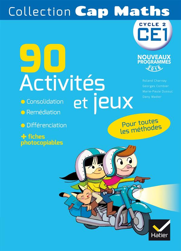 CAP MATHS CE1 ED. 2016 - 90 ACTIVITES ET JEUX CONSOLIDATION, REMEDIATION ET DIFFERENCIATION