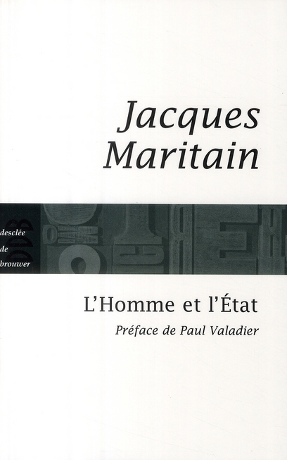 L'HOMME ET L'ETAT