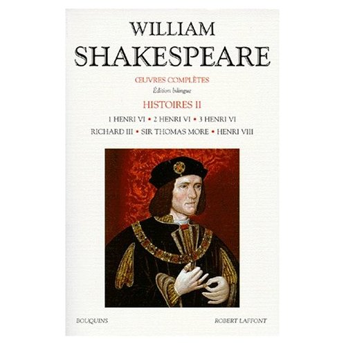 SHAKESPEARE - HISTOIRE - TOME 2 - EDITION BILINGUE FRANCAIS/ANGLAIS - VOL02