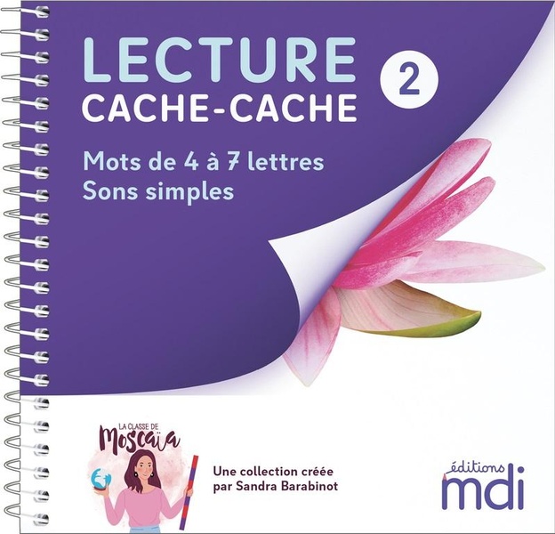 LECTURE CACHE-CACHE - LIVRE 2 - SONS SIMPLES 4 A 7 LETTRES