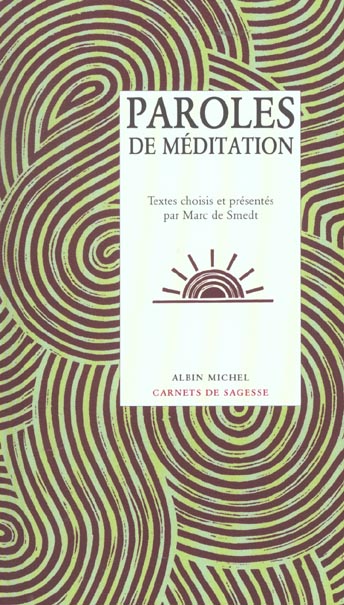 PAROLES DE MEDITATION