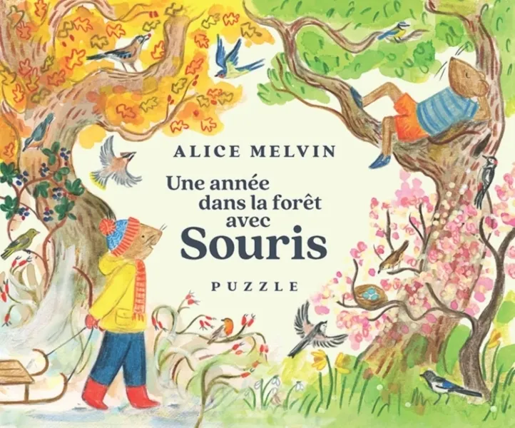 LE PUZZLE DE SOURIS - UNE ANNEE DANS LA NATURE