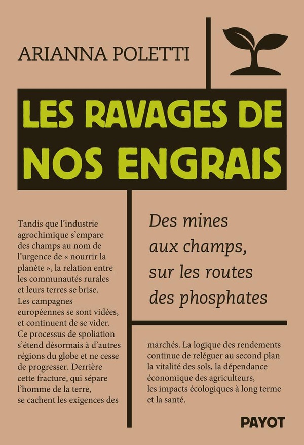 couverture du livre LES RAVAGES DE NOS ENGRAIS - DES MINES AUX CHAMPS, SUR LES ROUTES DES PHOSPHATES