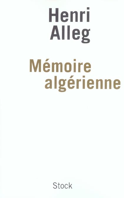 MEMOIRE ALGERIENNE