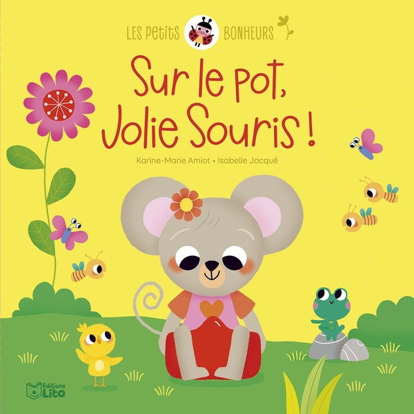 SUR LE POT! JOLIE SOURIS!