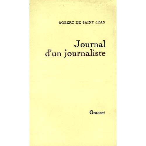 JOURNAL D'UN JOURNALISTE