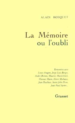 LA MEMOIRE OU L'OUBLI