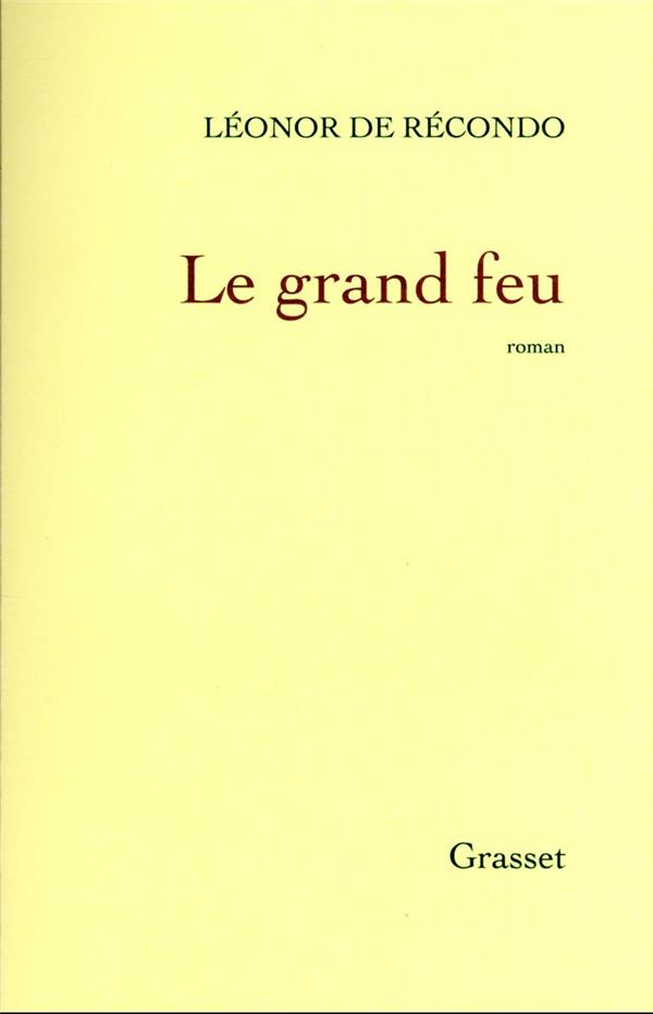couverture du livre LE GRAND FEU