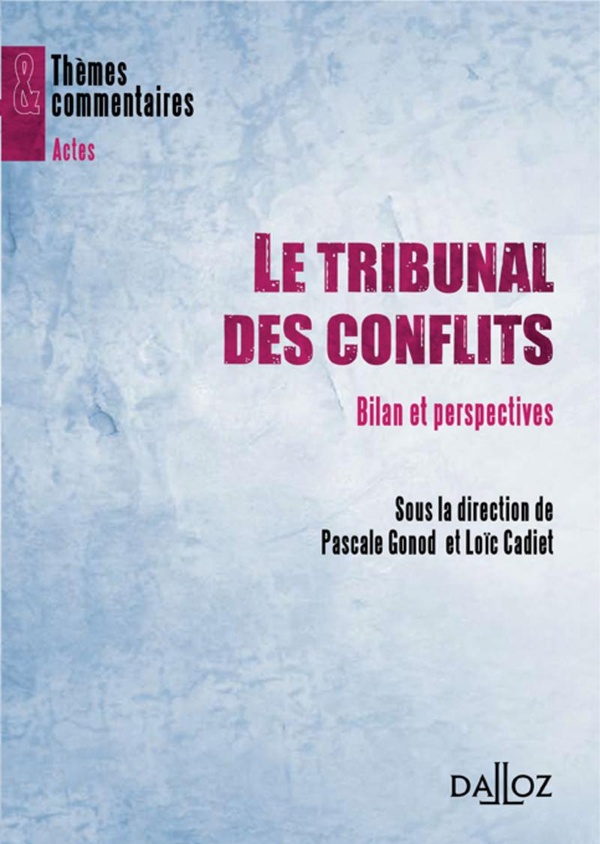 LE TRIBUNAL DES CONFLITS - BILAN ET PERSPECTIVES