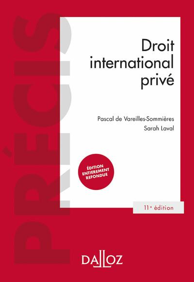 DROIT INTERNATIONAL PRIVE 11ED