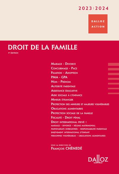 DROIT DE LA FAMILLE 2023/24. 9E ED.