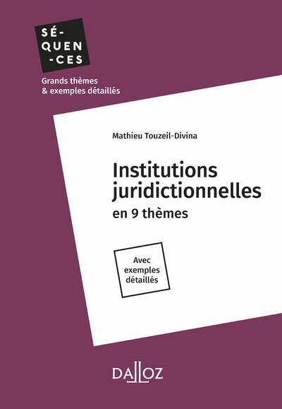 INSTITUTIONS JURIDICTIONNELLES