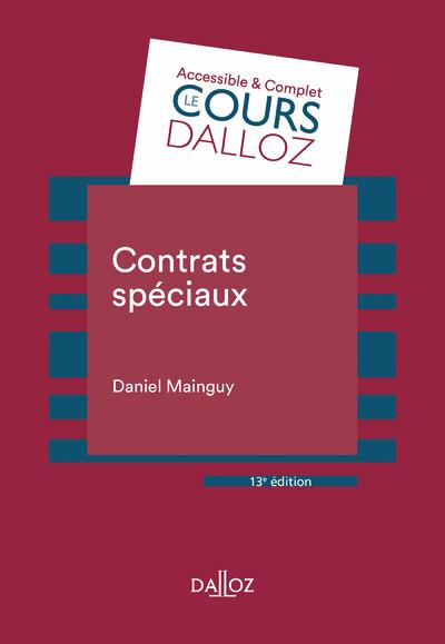 CONTRATS SPECIAUX. 13E ED.