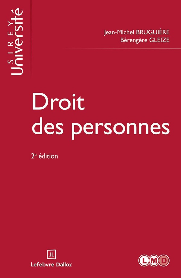 DROIT DES PERSONNES. 2E ED.
