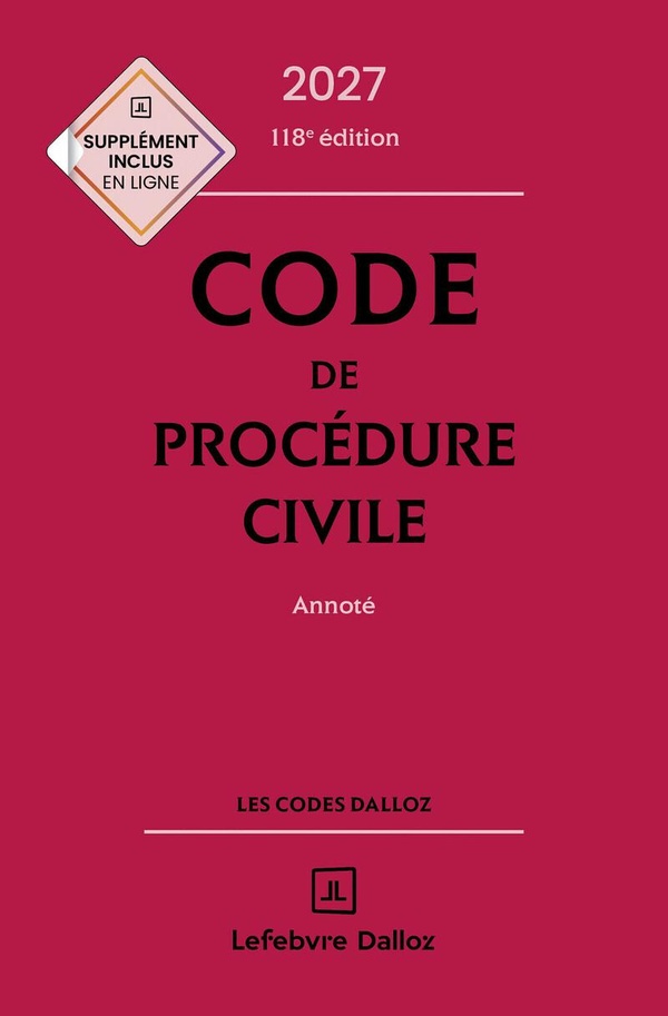 CODE DE PROCEDURE CIVILE 2027, ANNOTE. 118E ED.