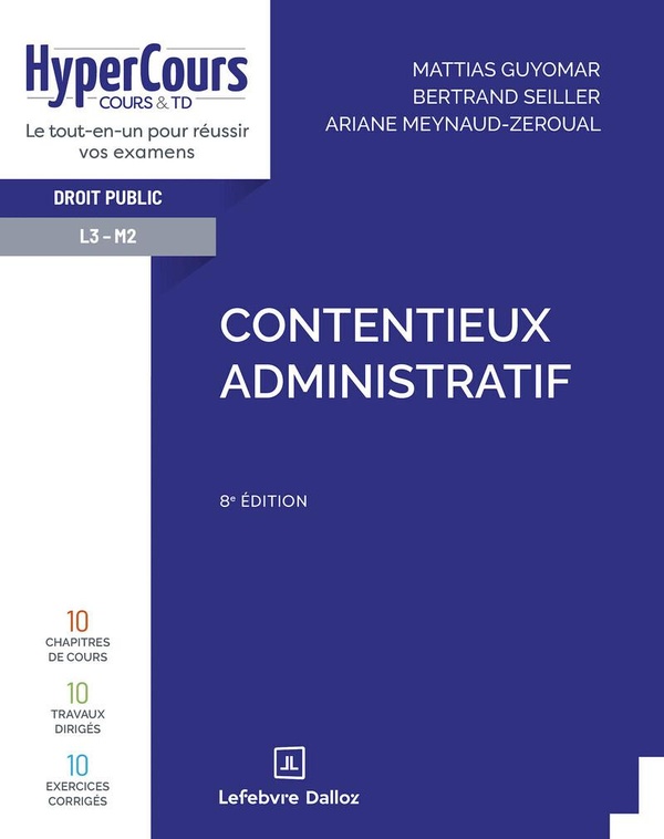 CONTENTIEUX ADMINISTRATIF. 8E ED.
