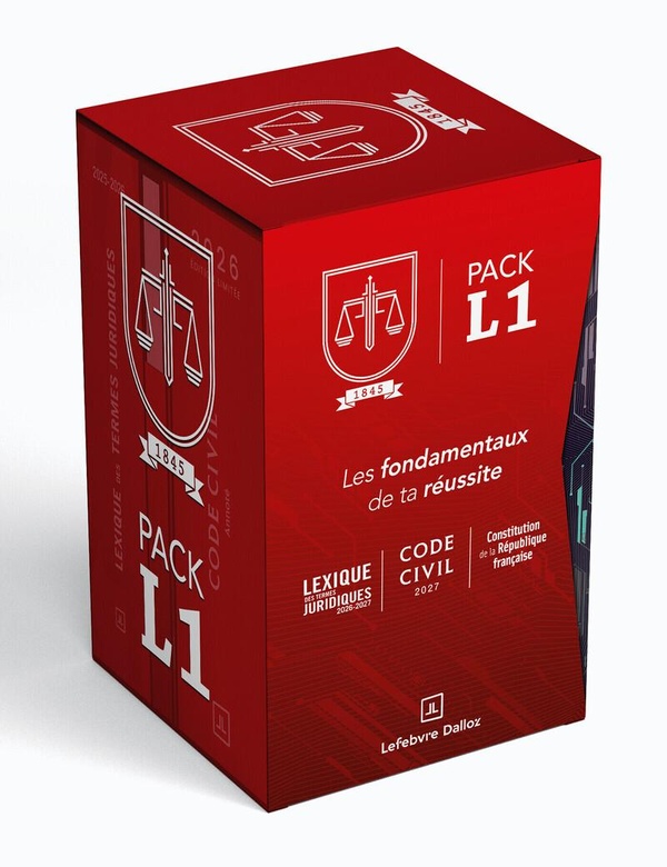 PACK L1 2027 : CODE CIVIL - LEXIQUE DES TERMES JURIDIQUES - CONSTITUTION DE LA REPUBLIQUE FRANCAISE