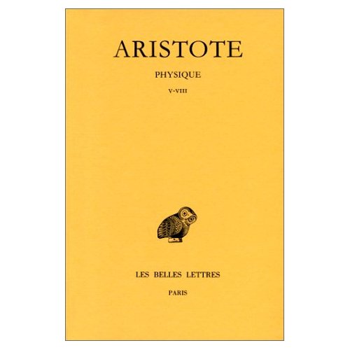 PHYSIQUE. TOME II: LIVRES V-VIII